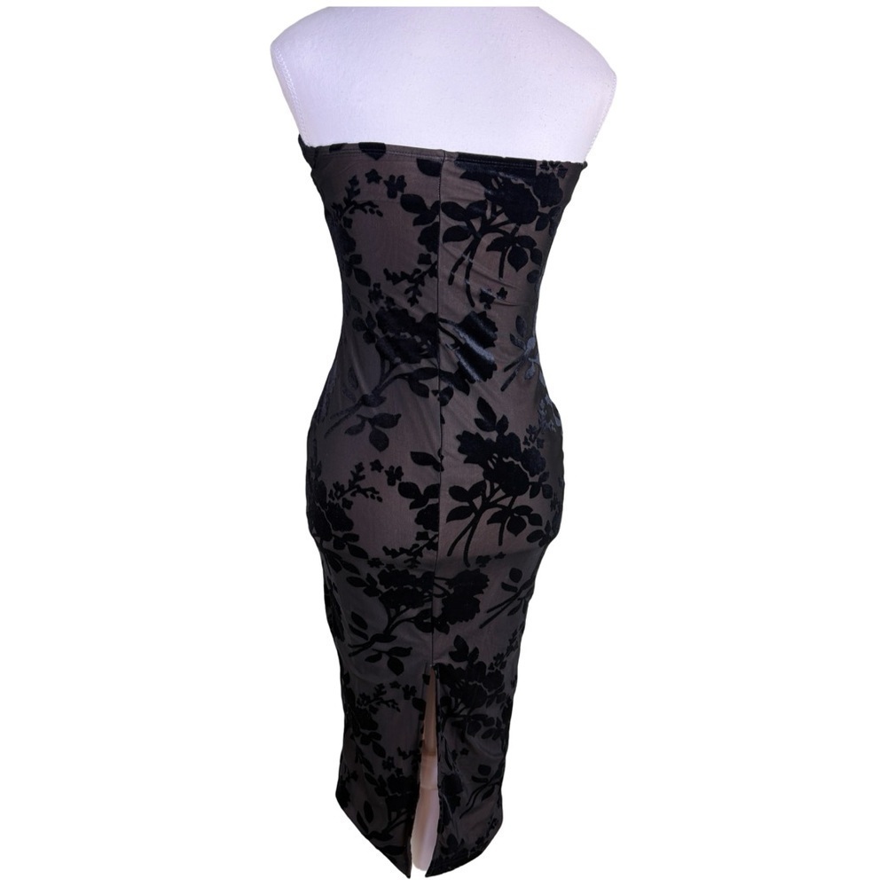 ⭐️SHEIN New With Tags Floral Print Stretchy Sleevless Bodycon Dress - Picture 3 of 5